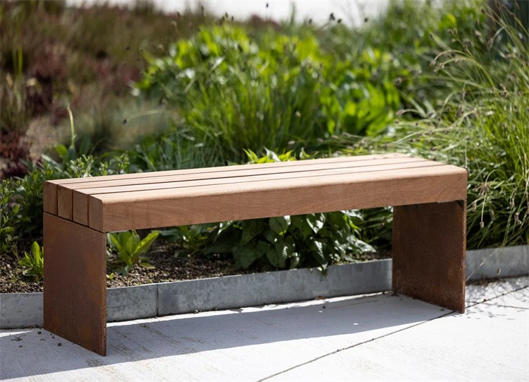Outdoor corten bench 23 Outdoor corten bench 23