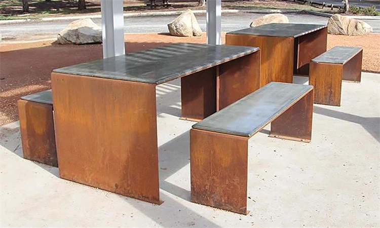 Outdoor corten bench 30 Outdoor corten bench 30