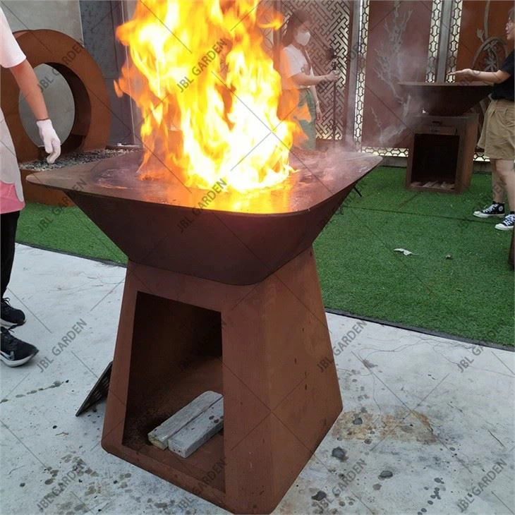 Charcoal Fire Table Durable BBQ Grill