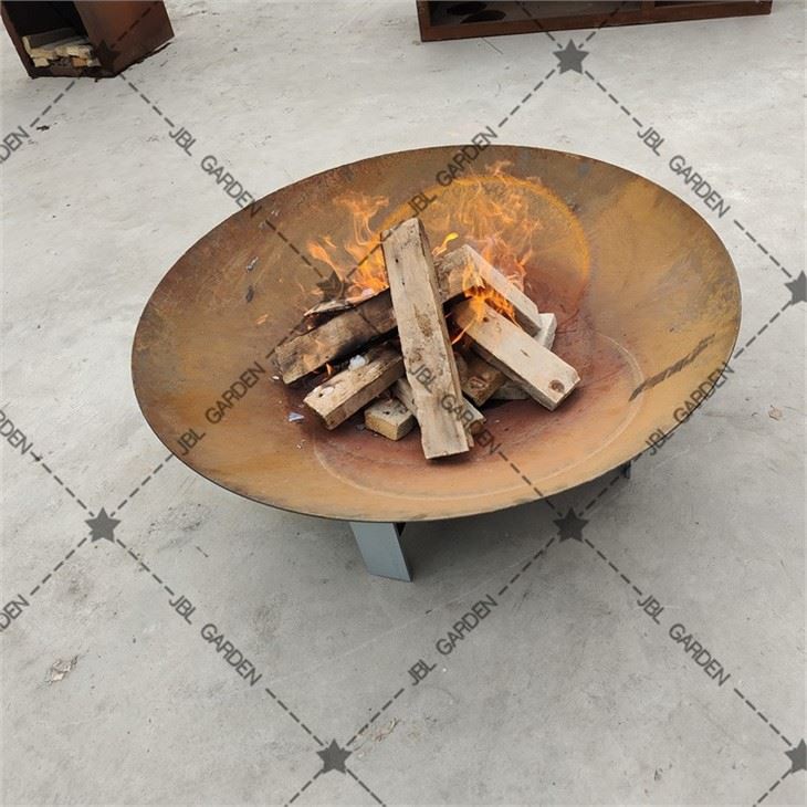 Suspended Outdoor Indoor Fireplace