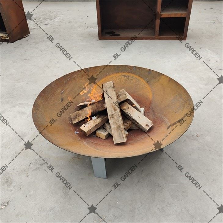 Suspended Outdoor Indoor Fireplace