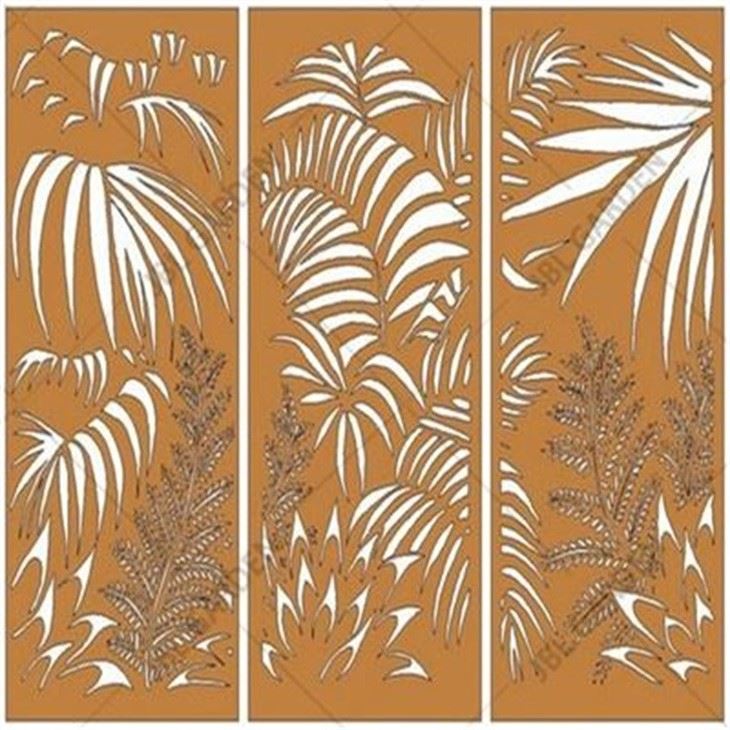 Rust Corten Steel Screen