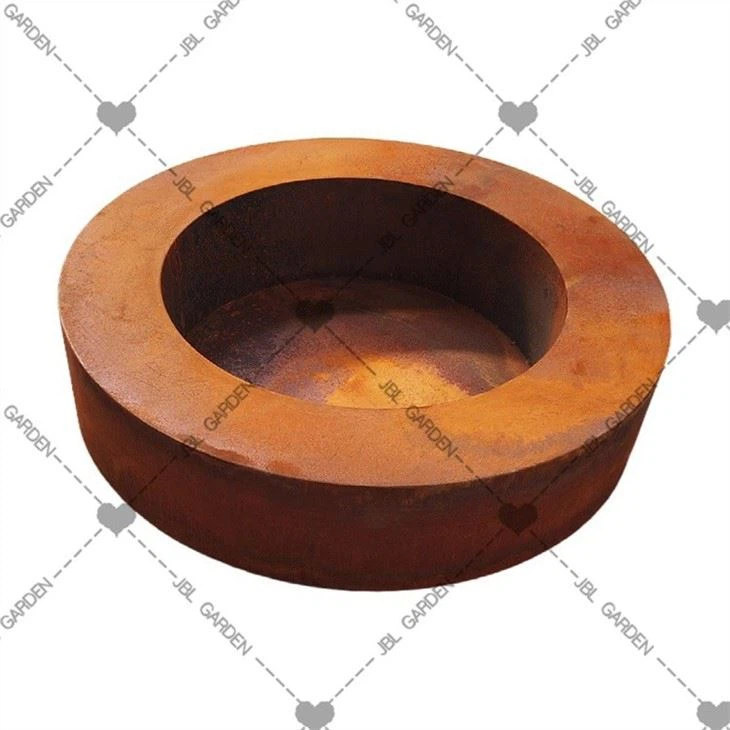 Large Round Steel Fire Pit