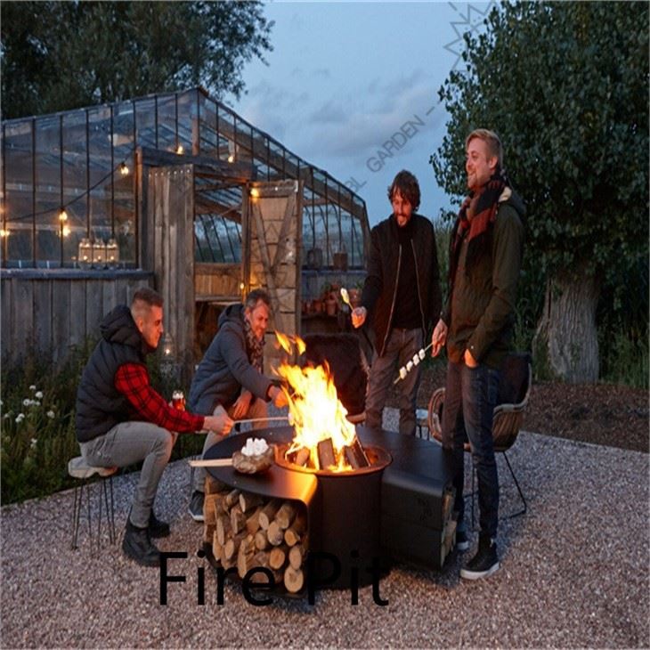 Large Stainless Steel Fire Pit