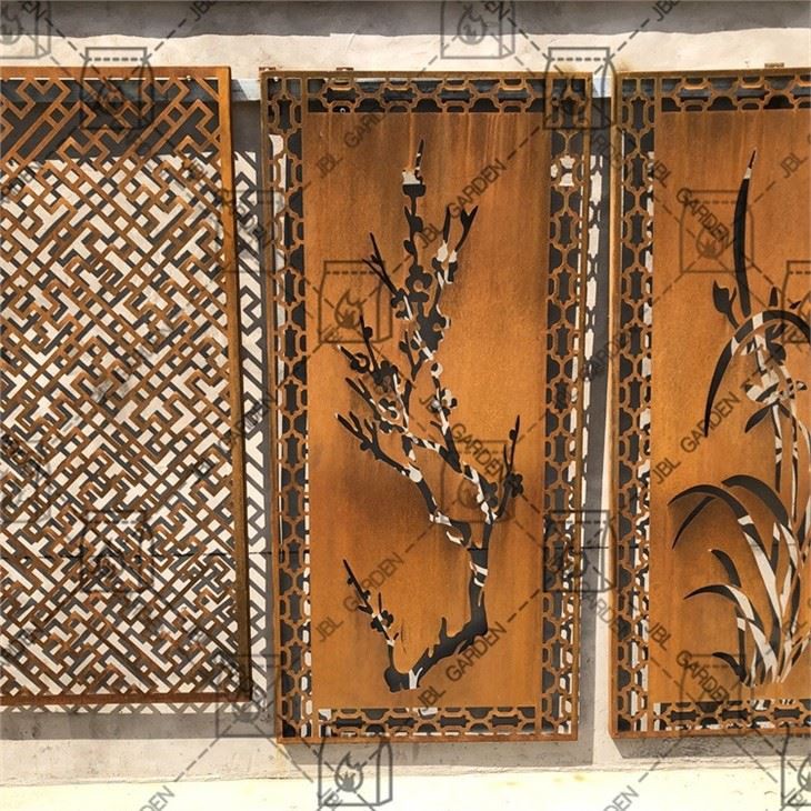Laser Cut Stainless Steel Corten Screen