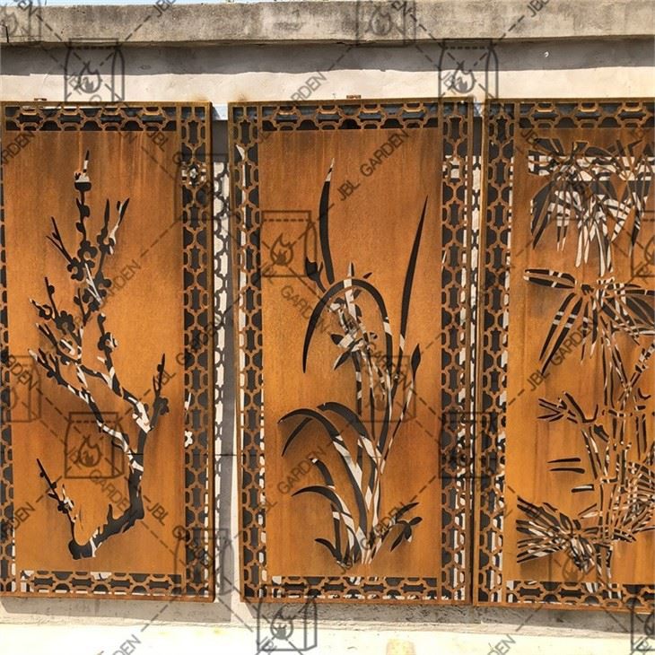 Laser Cut Stainless Steel Corten Screen