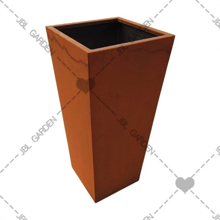 Rusted Steel Planters