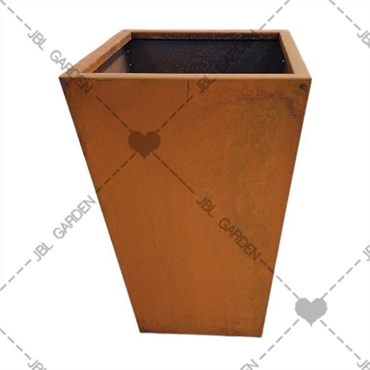 Rusted Steel Planters