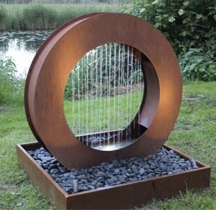 Rusty Garden Water Feature