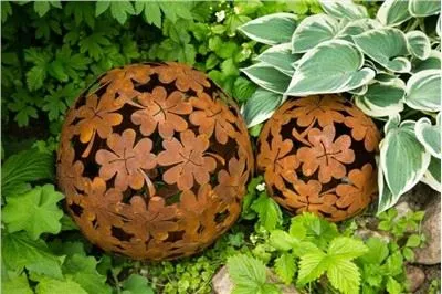 עיצוב מותאם אישית פסל כדור מתכת גדול