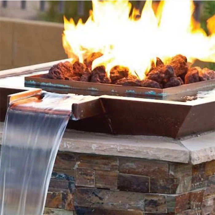 Square Seamless Lip Water And Fire Bowl