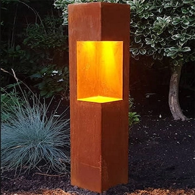 Corten Steel Garden Bollards