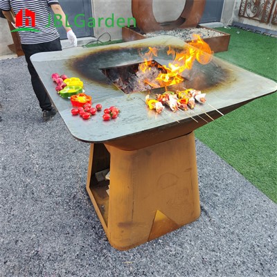 Nature Style Corten Barbecue Garden