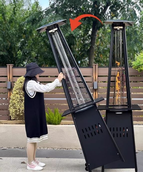 230cm Height Heating Tower - 46000 BTU/Camping BBQ Artifact