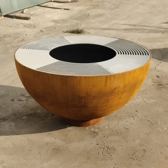 Corten Steel Camping Grill