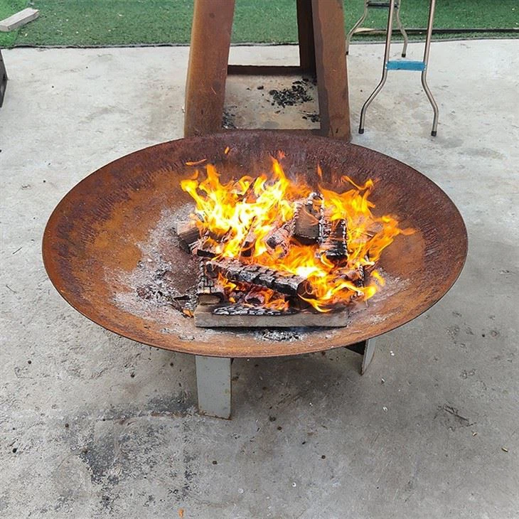 Corten Steel Fire Pit Fire Bowls high quality
