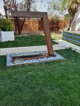 Custom Led Light Water Feature